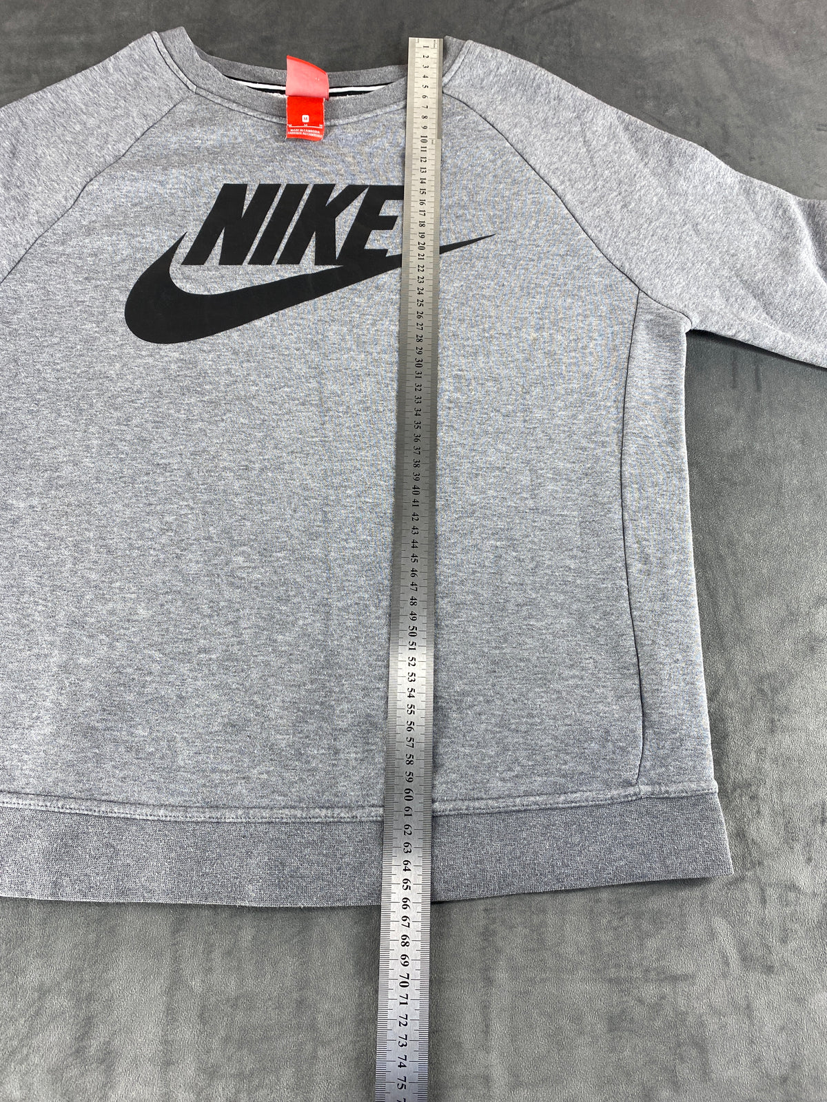 Felpa girocollo Nike grigia logo vintage – Uomo Taglia M
