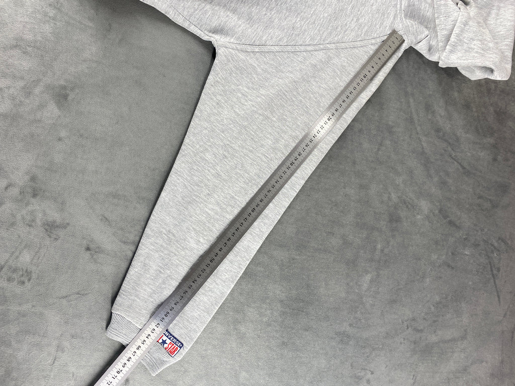 Felpa con cappuccio Converse All Star grigia vintage – Uomo Taglia L