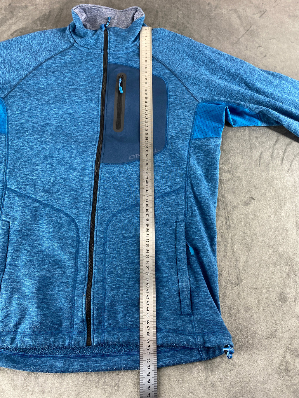 Giacca in pile full-zip O'Neill blu vintage – Uomo Taglia L