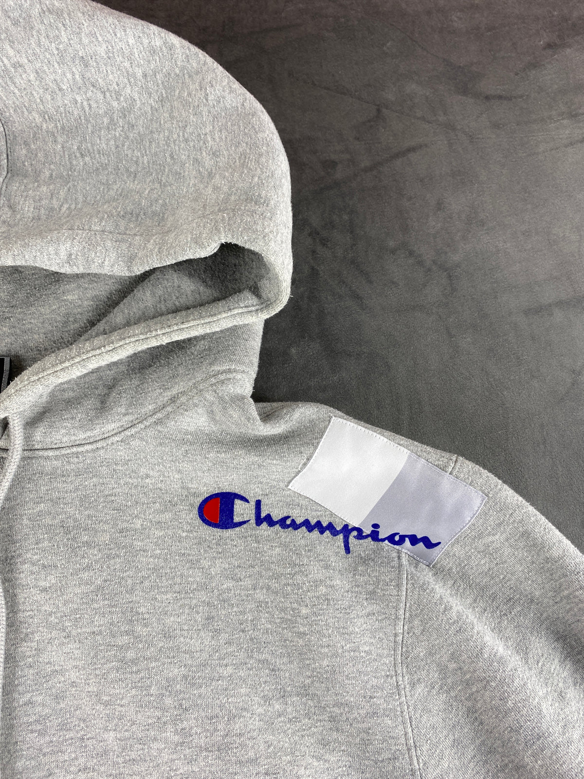 Felpa con cappuccio Champion grigia Since 1919 vintage – Uomo Taglia XL