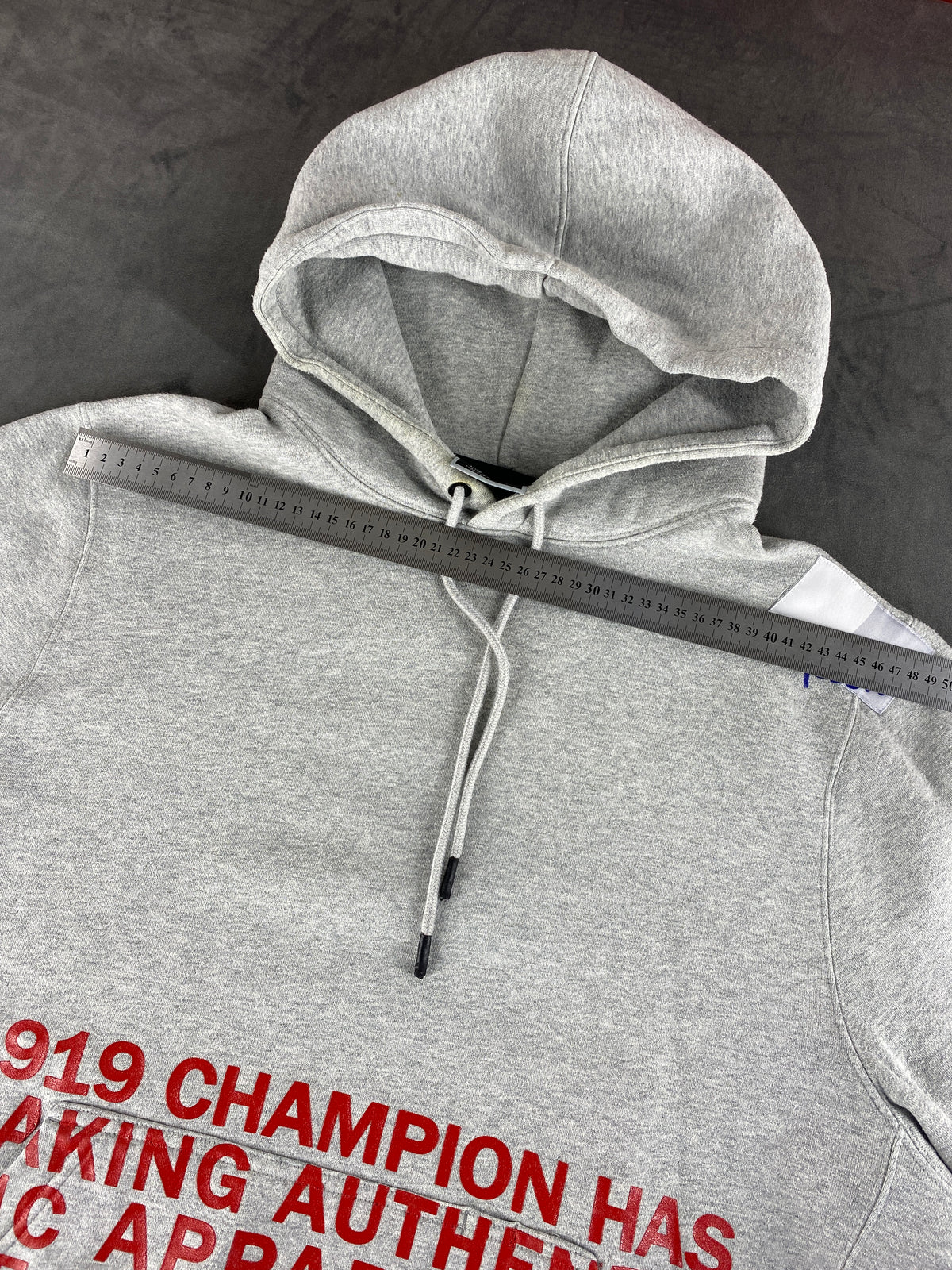 Felpa con cappuccio Champion grigia Since 1919 vintage – Uomo Taglia XL