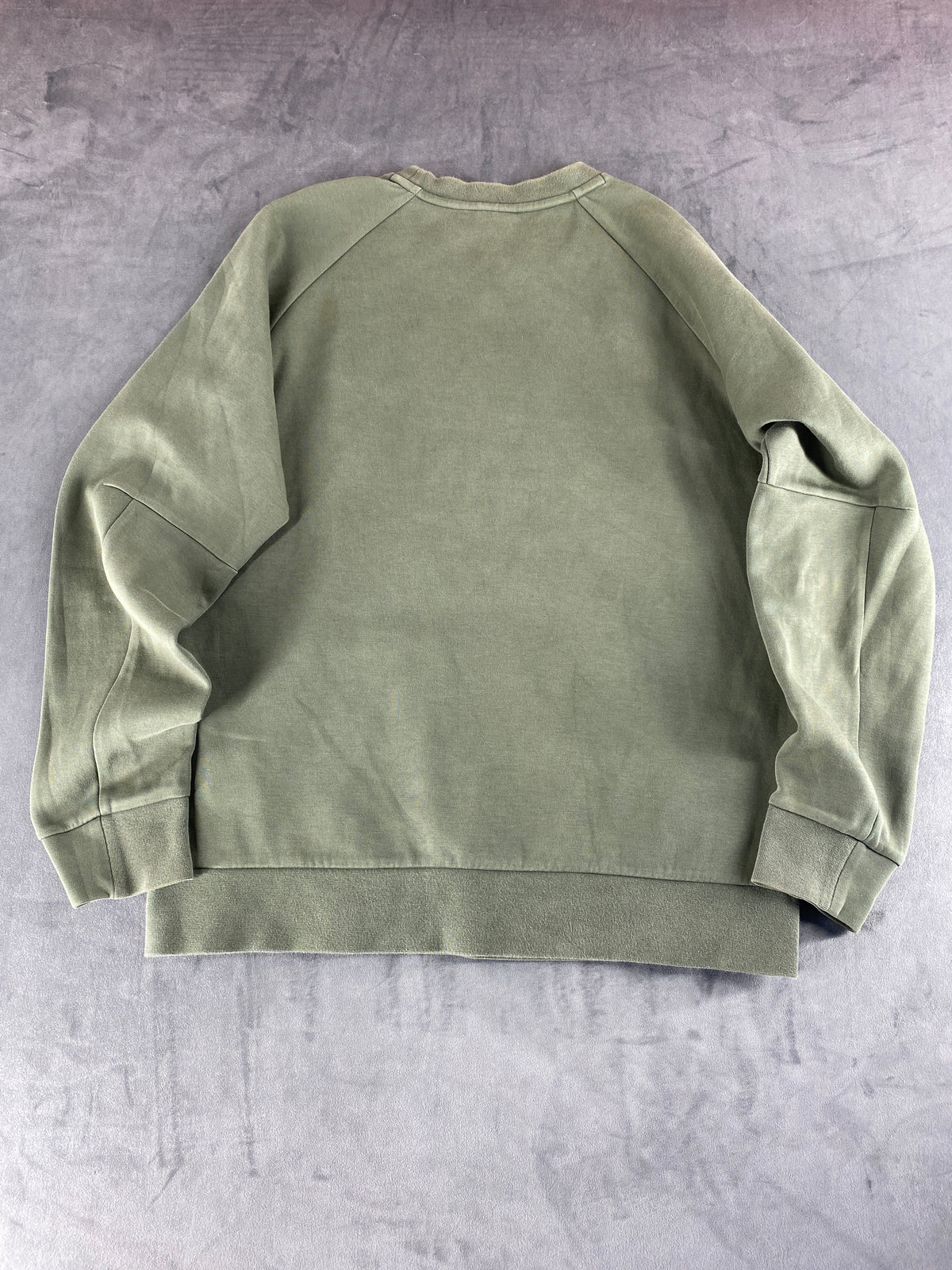 Felpa girocollo Puma verde militare vintage – Uomo Taglia XL