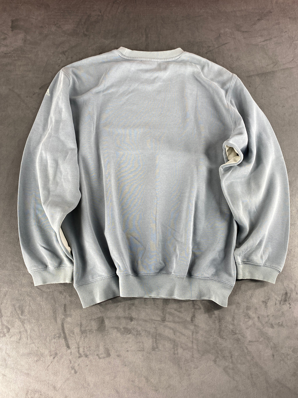 Felpa girocollo Adidas azzurra vintage anni '90 – Uomo Taglia XL