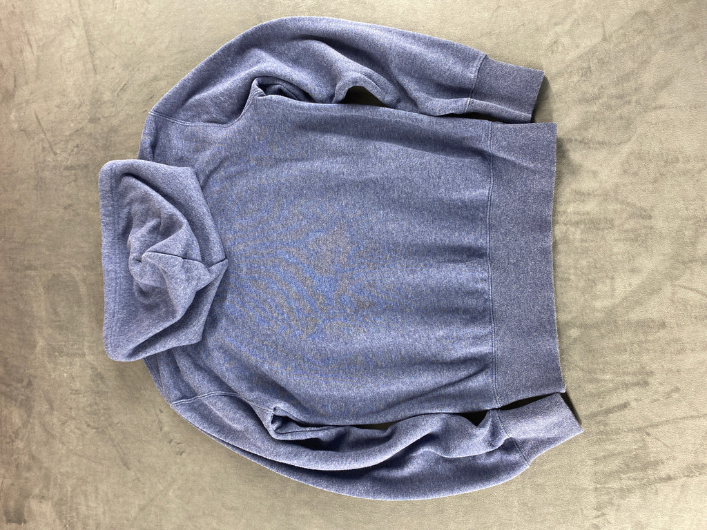 Felpa con cappuccio Champion blu melange vintage – Uomo Taglia L