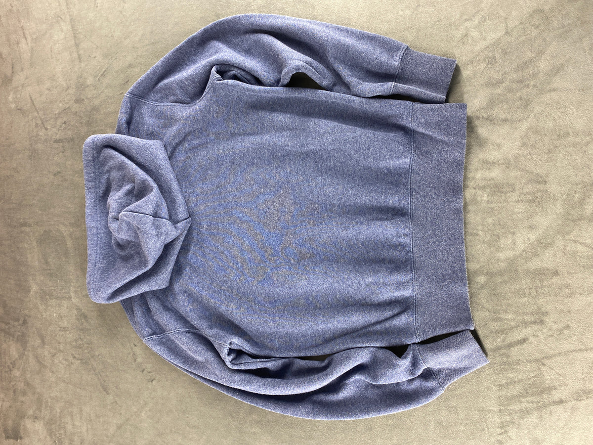 Felpa con cappuccio Champion blu melange vintage – Uomo Taglia L