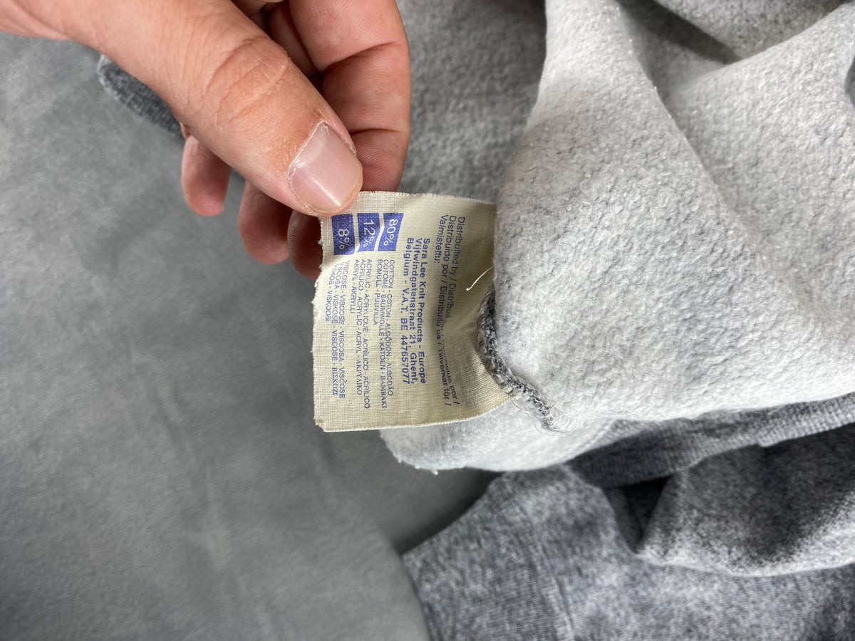 Felpa girocollo Champion grigia reverse weave vintage – Uomo Taglia L