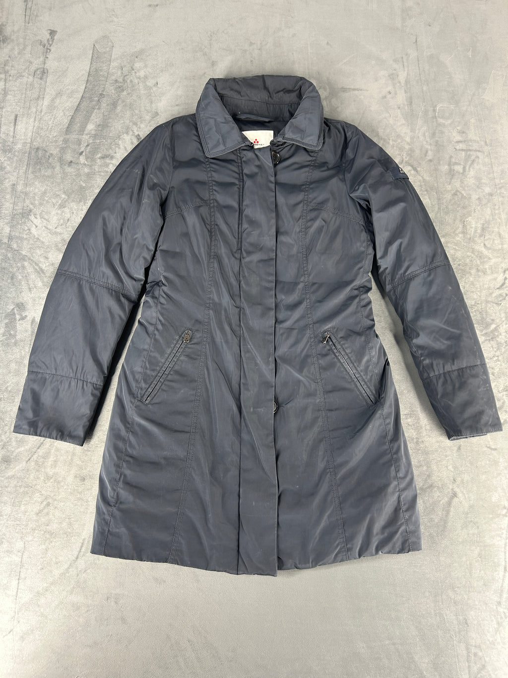 Giacca imbottita Peuterey grigio-avio vintage – Donna Taglia M