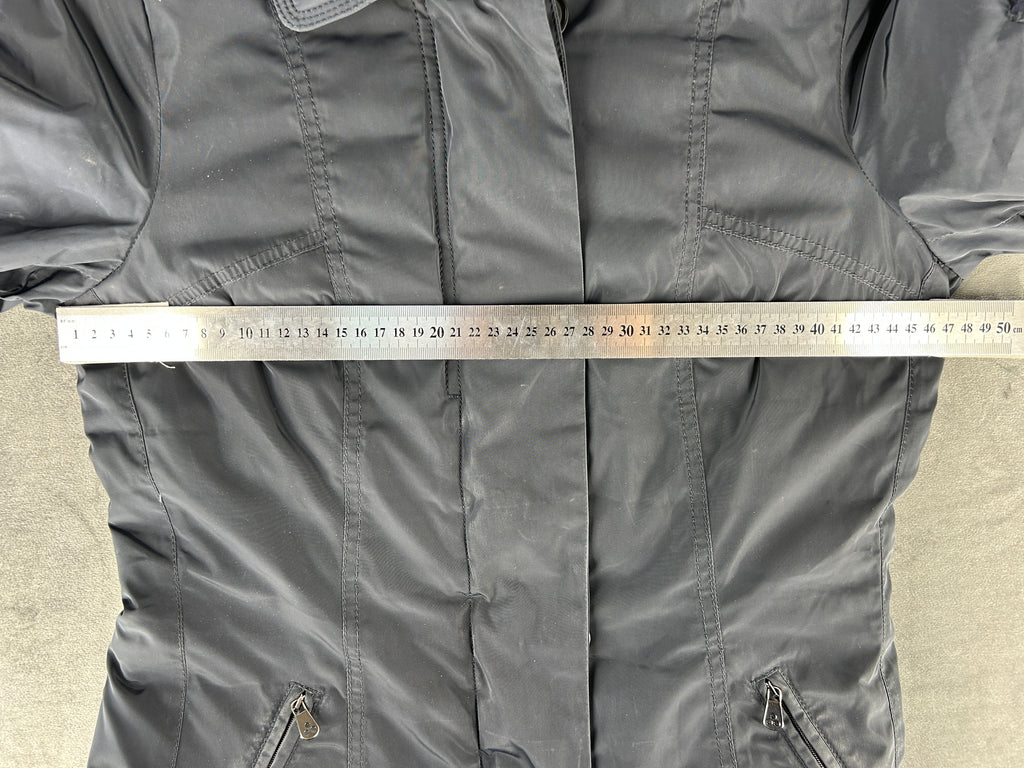 Giacca imbottita Peuterey grigio-avio vintage – Donna Taglia M