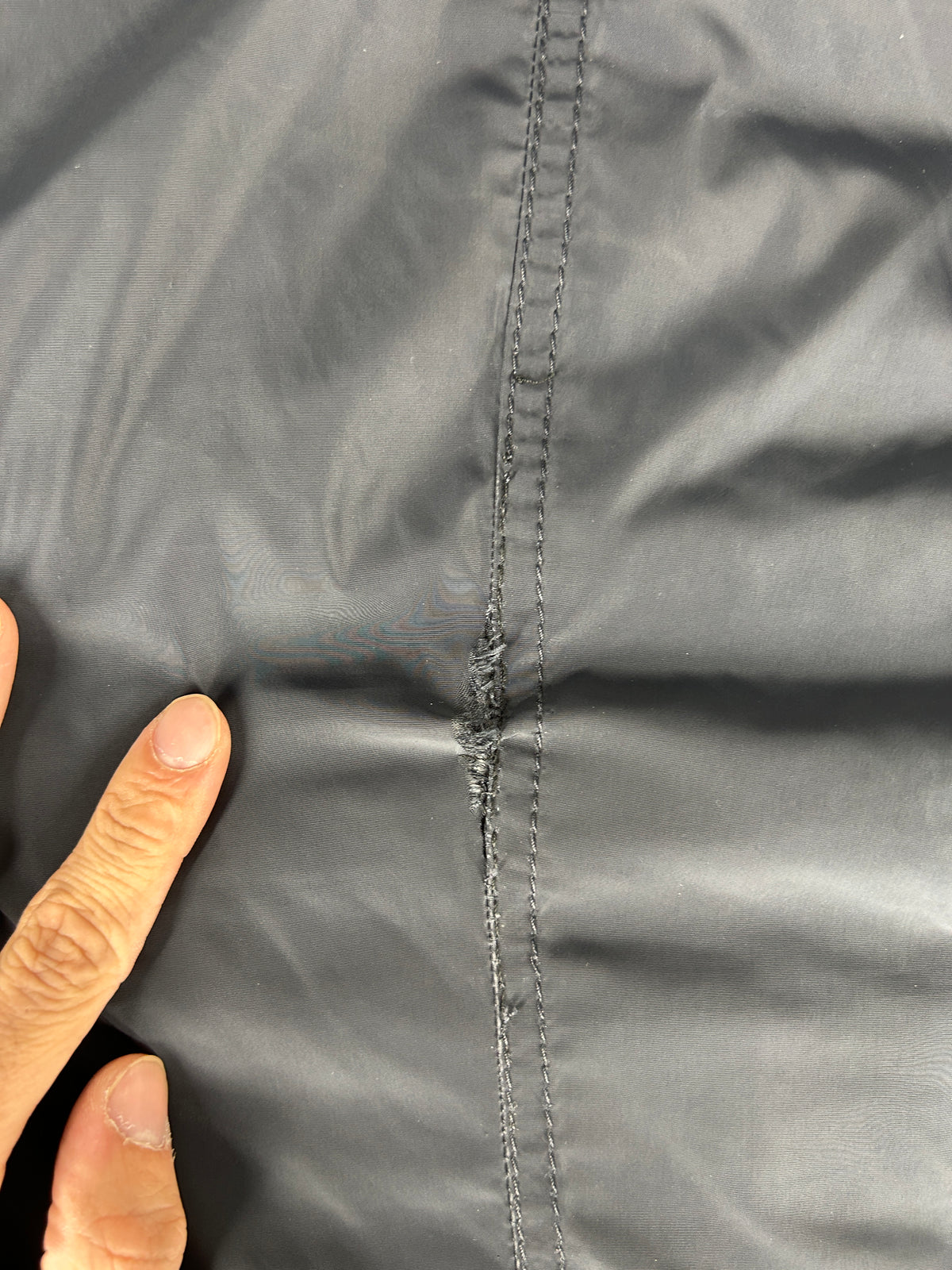 Giacca imbottita Peuterey grigio-avio vintage – Donna Taglia M