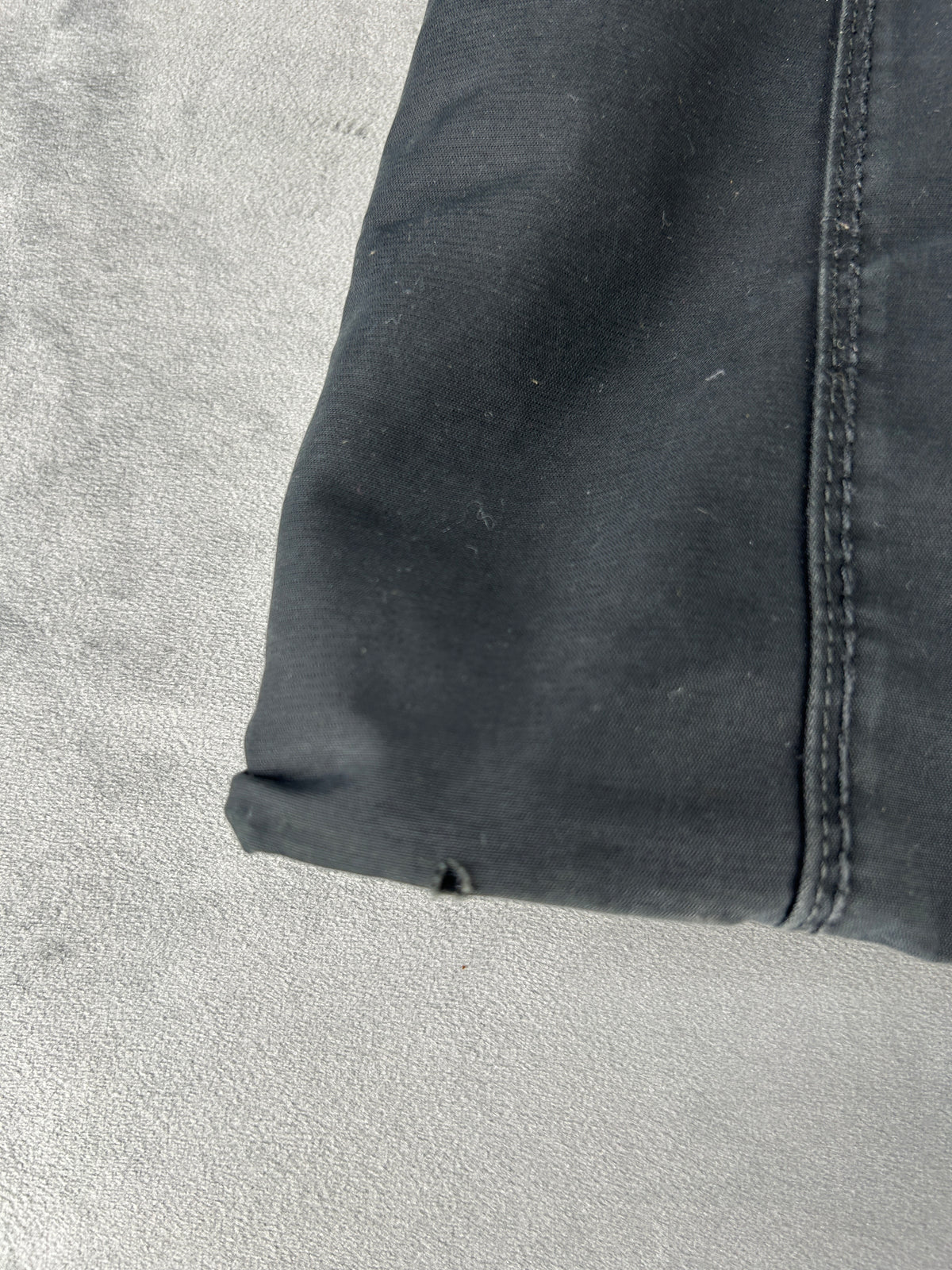 Parka Peuterey con cappuccio e pelliccia antracite vintage – Uomo Taglia L