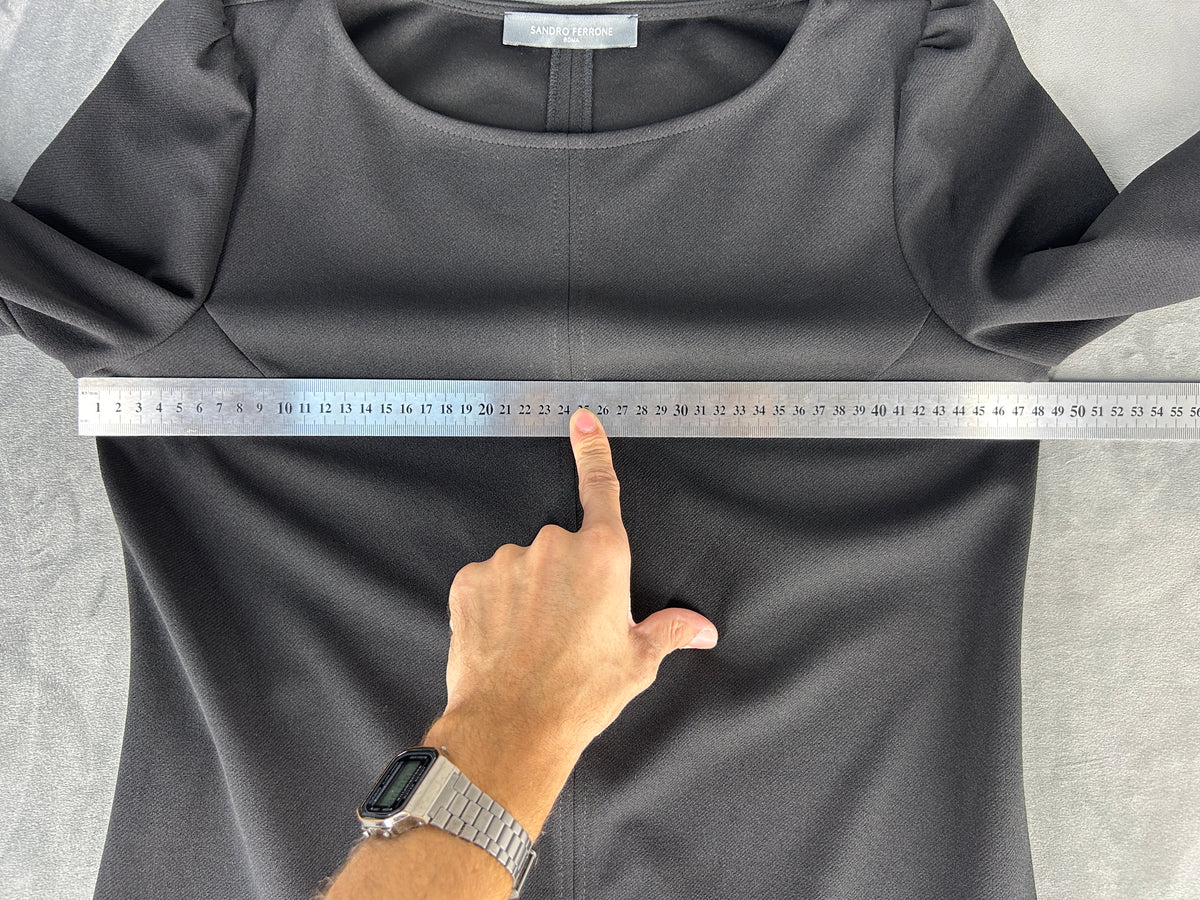Abito Sandro Ferrone nero e bianco vintage – Donna Taglia 44