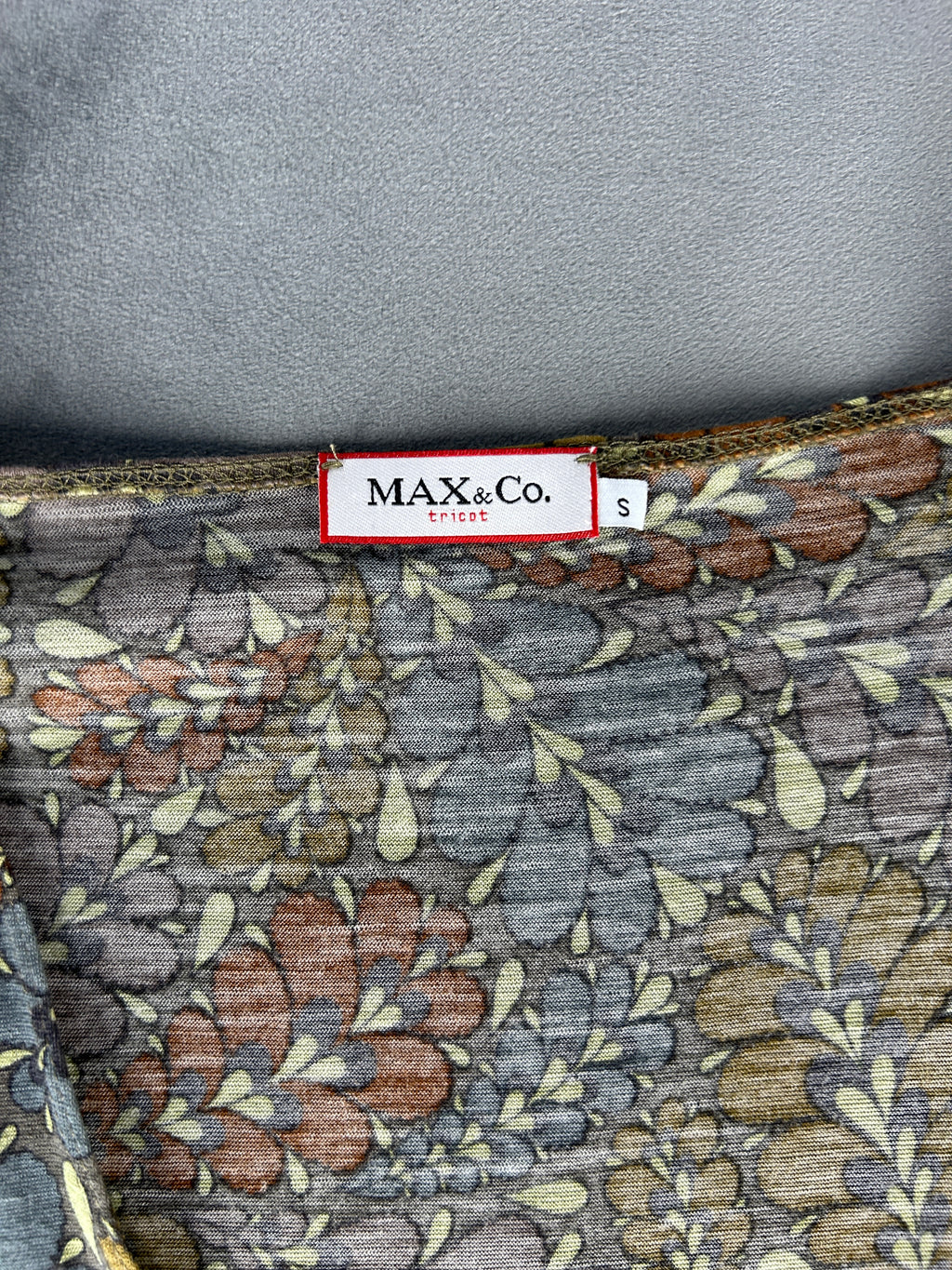 Abito MAX&Co. a fantasia con arricciature vintage – Donna Taglia S