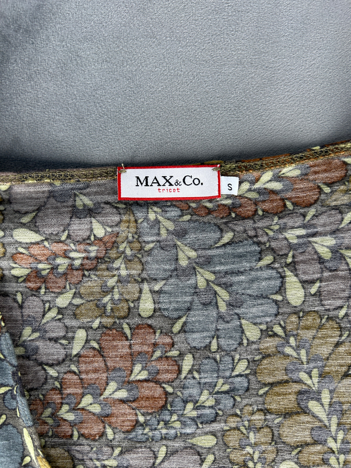 Abito MAX&Co. a fantasia con arricciature vintage – Donna Taglia S