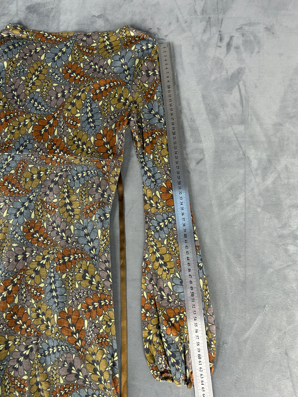 Abito MAX&Co. a fantasia con arricciature vintage – Donna Taglia S
