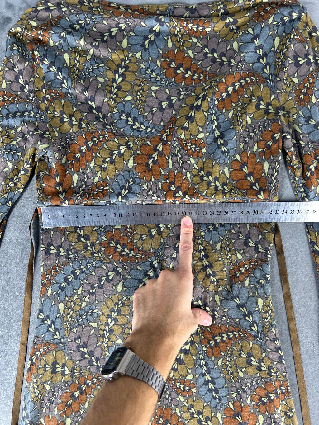 Abito MAX&Co. a fantasia con arricciature vintage – Donna Taglia S