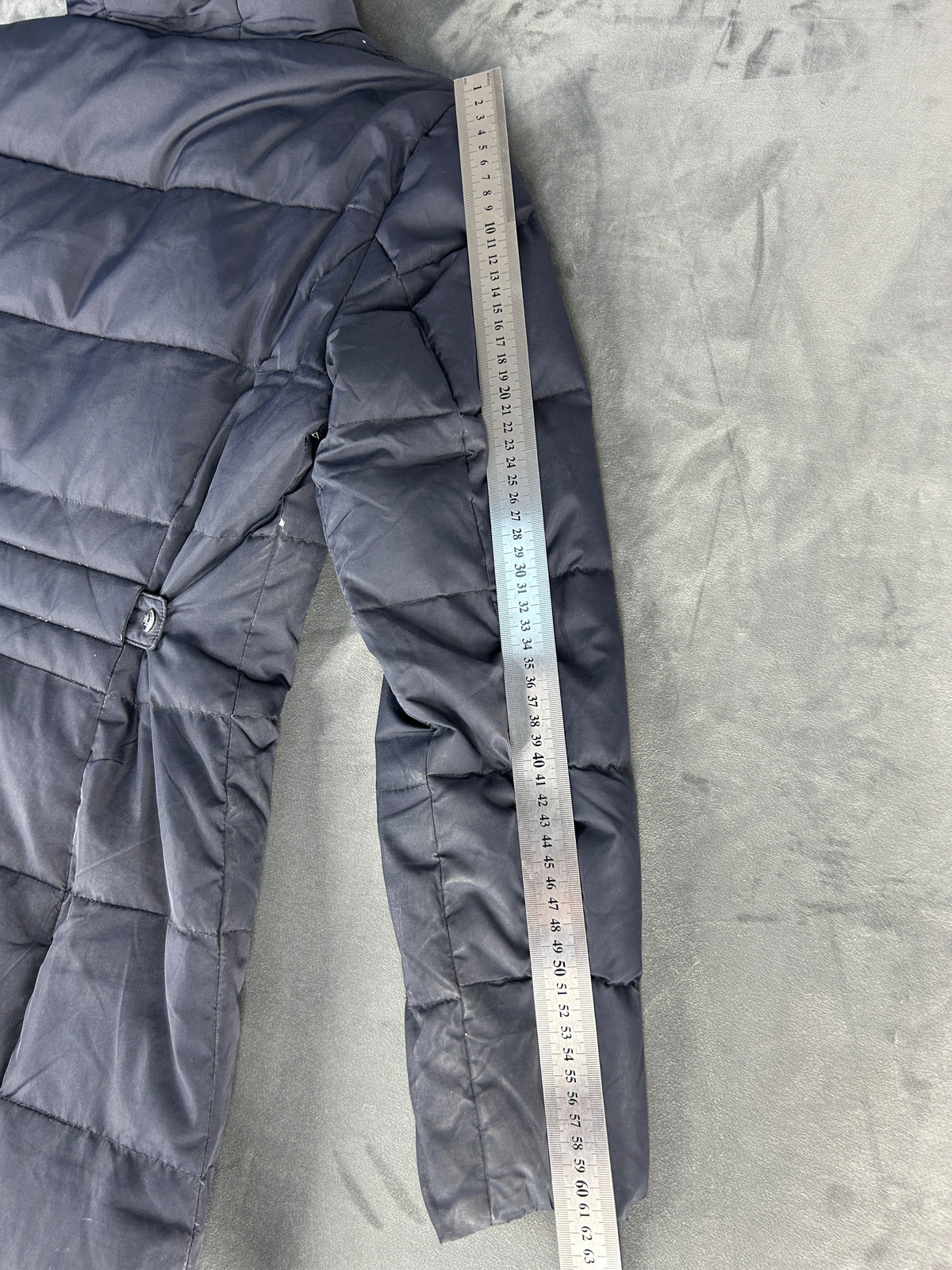 Giubbotto lungo Lauren Ralph Lauren blu navy vintage – Donna Taglia S