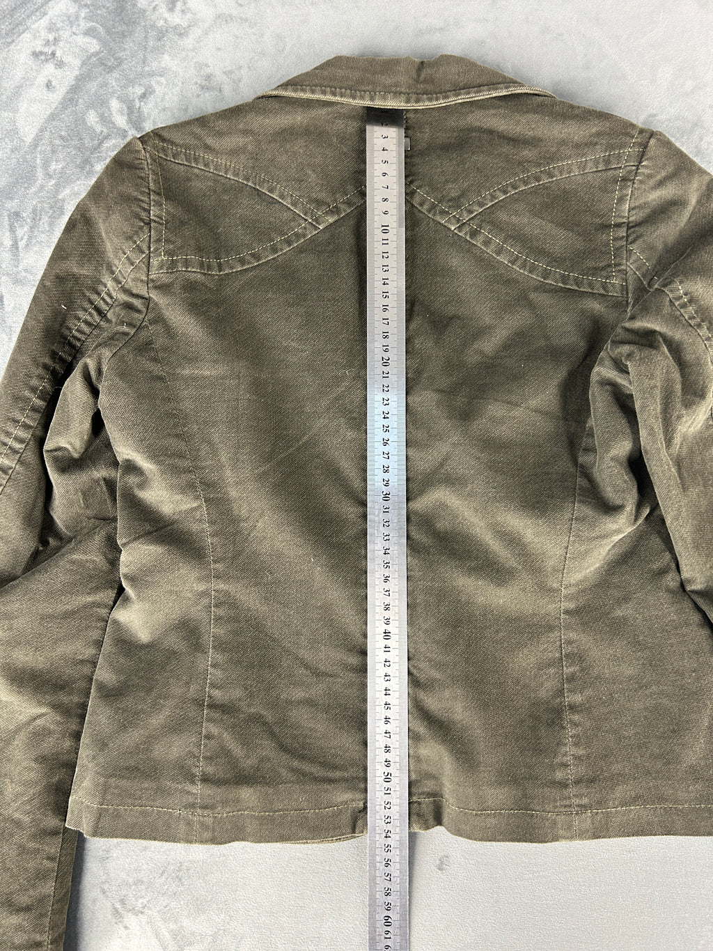 Blazer Trussardi verde oliva vintage – Donna Taglia 42