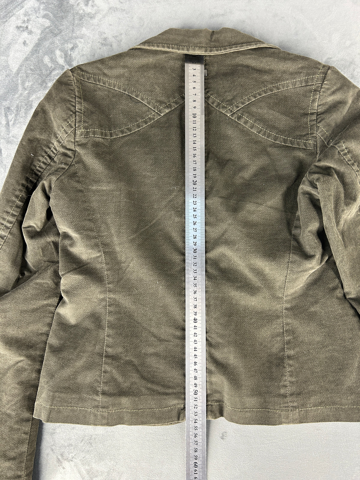 Blazer Trussardi verde oliva vintage – Donna Taglia 42