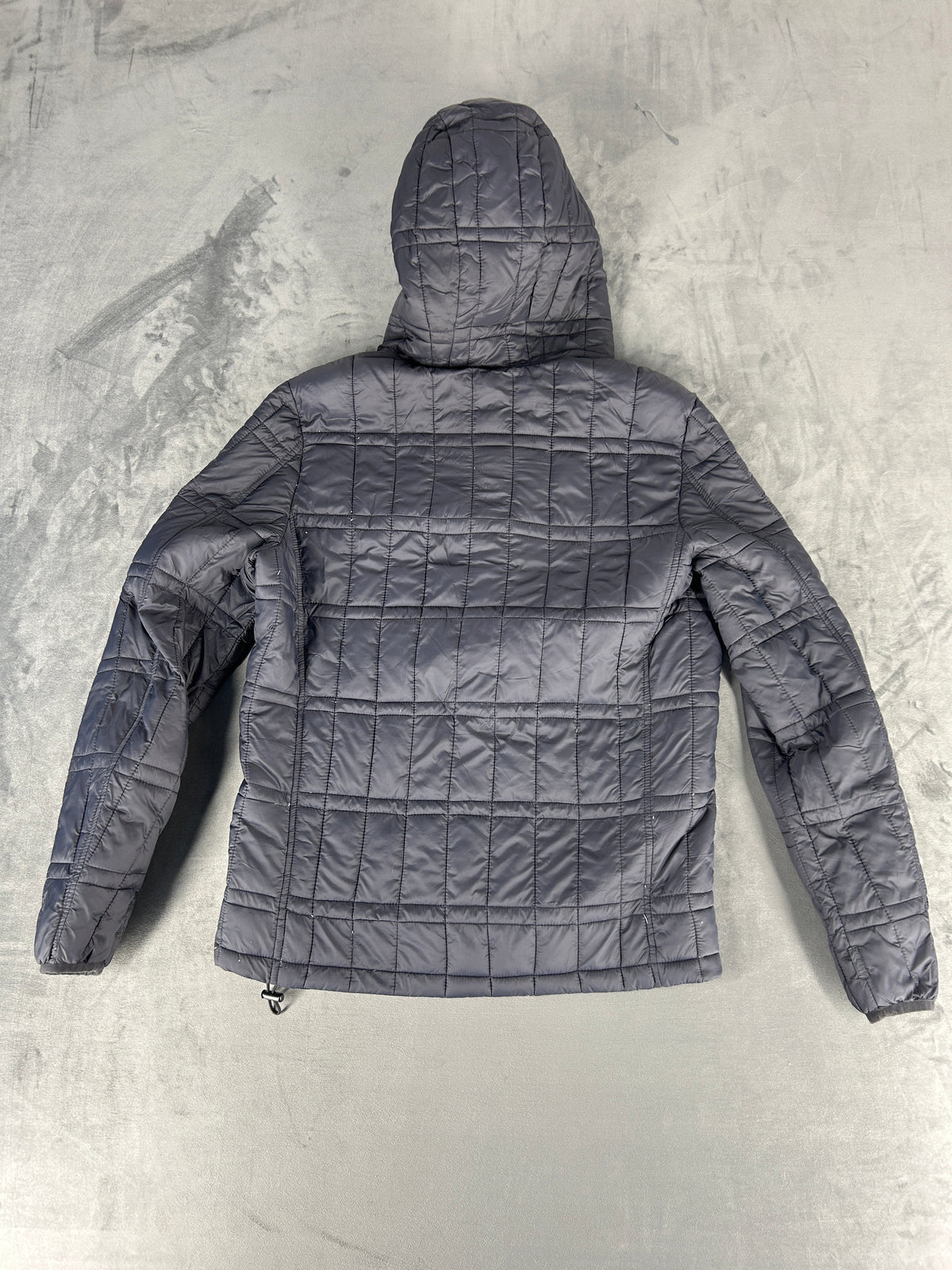 Giubbotto trapuntato con cappuccio RefrigiWear grigio vintage – Uomo Taglia L