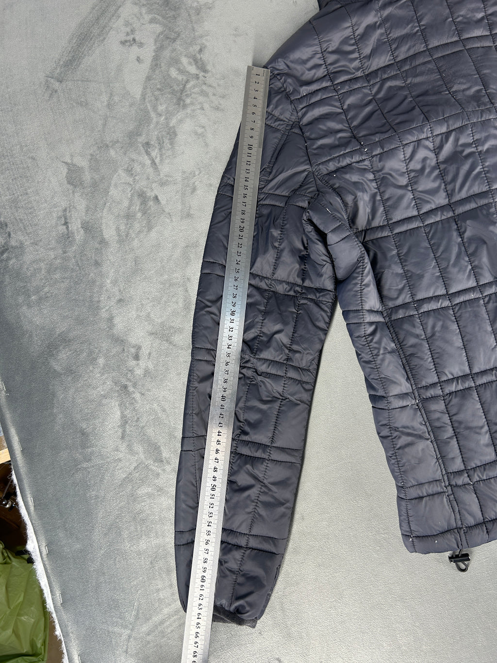 Giubbotto trapuntato con cappuccio RefrigiWear grigio vintage – Uomo Taglia L