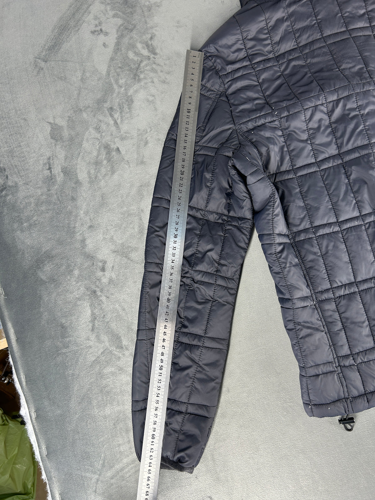 Giubbotto trapuntato con cappuccio RefrigiWear grigio vintage – Uomo Taglia L