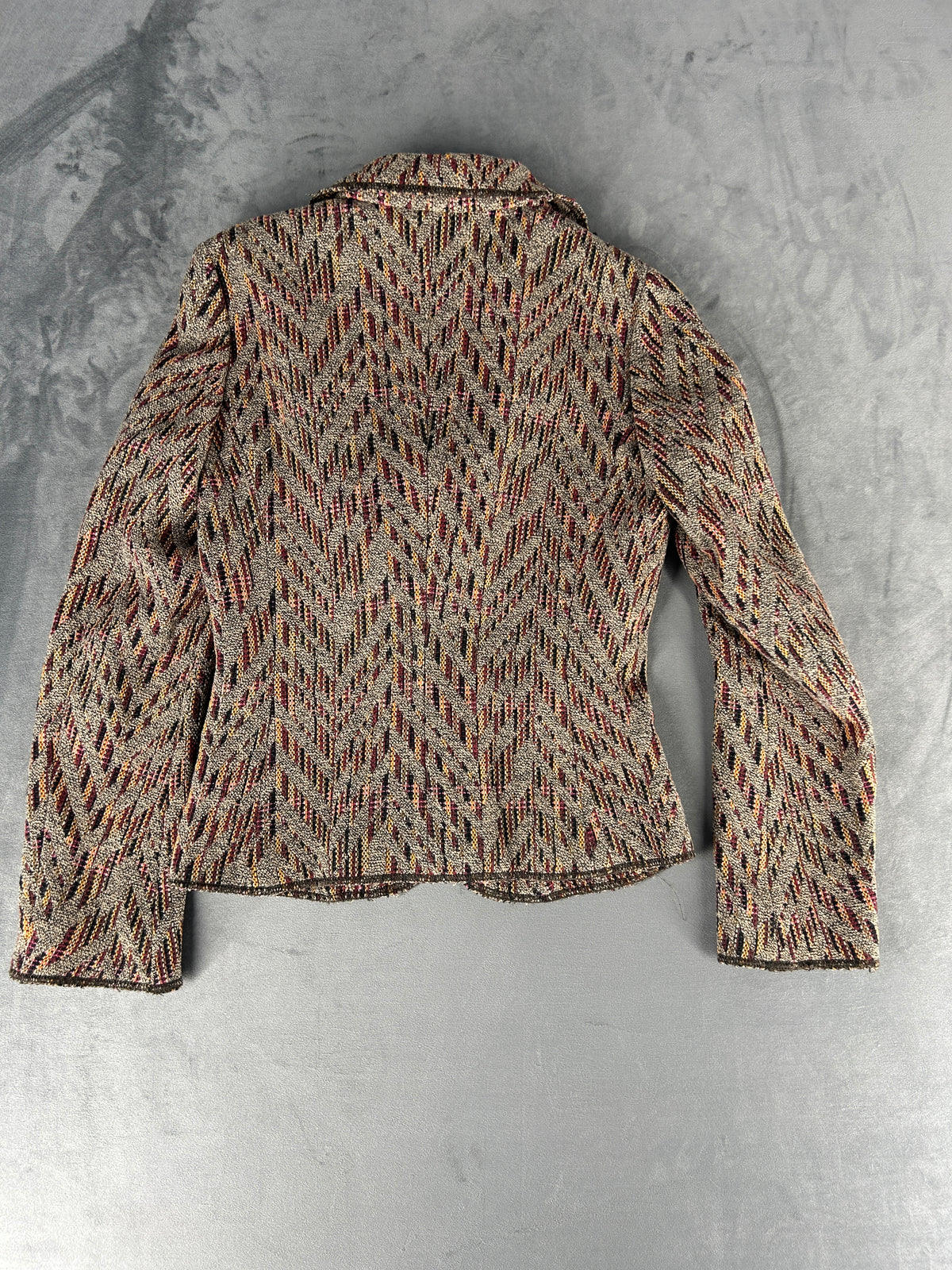 Blazer MAX&Co. a fantasia multicolore vintage – Donna Taglia 40