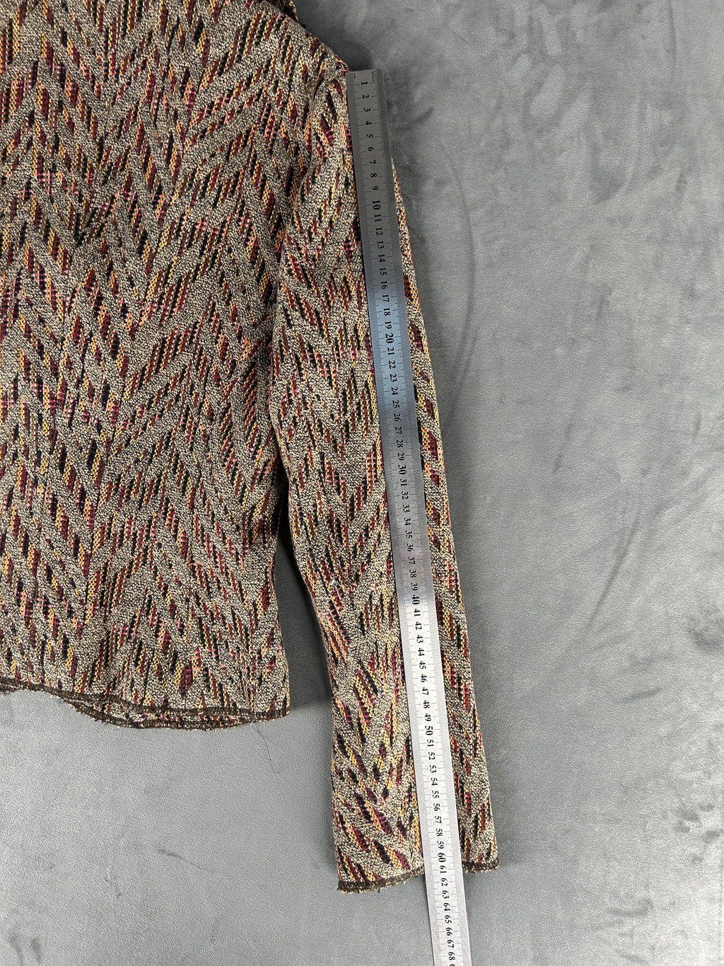 Blazer MAX&Co. a fantasia multicolore vintage – Donna Taglia 40