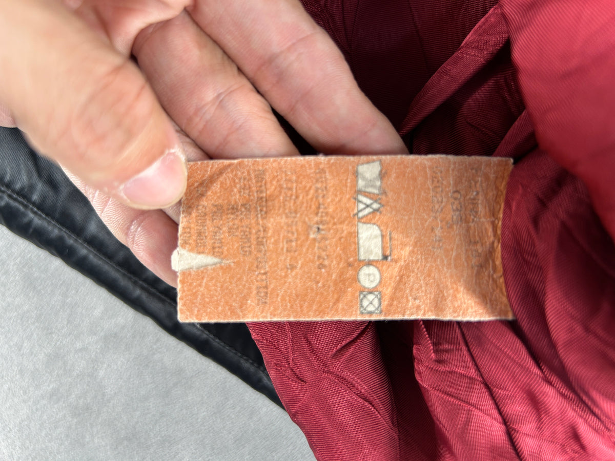 Giubbotto HUGO nero con fodera rossa vintage – Donna Taglia M