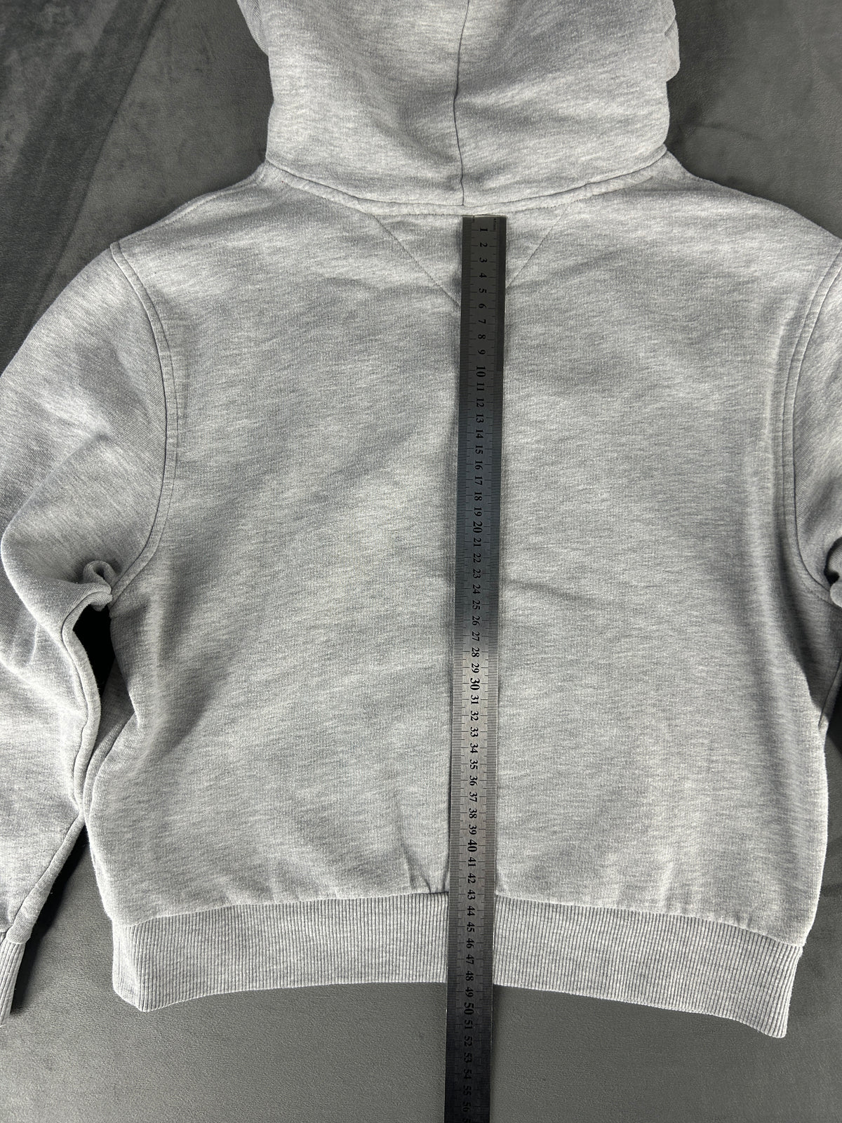 Felpa Tommy Jeans grigia con cappuccio vintage – Donna Taglia S