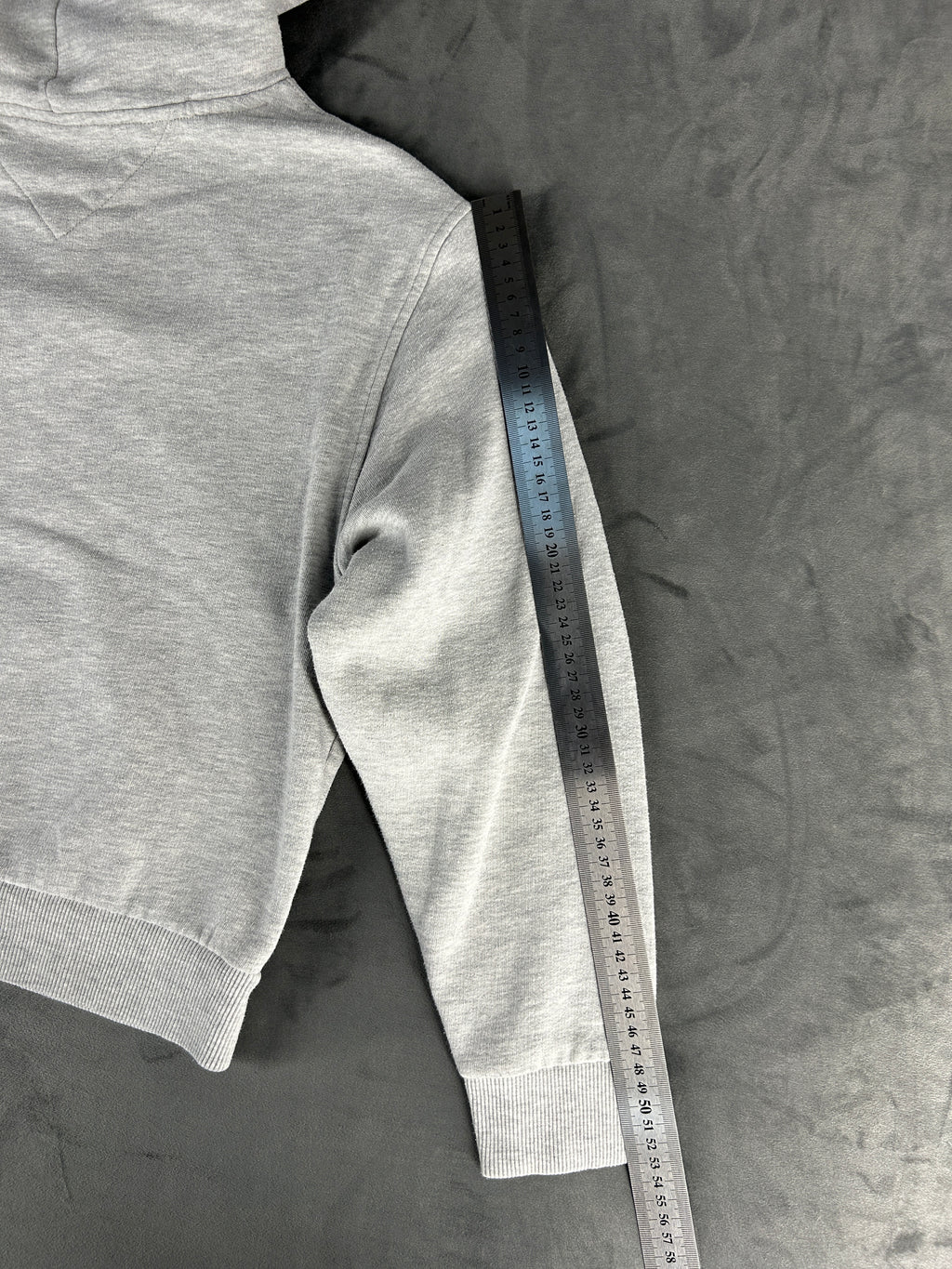 Felpa Tommy Jeans grigia con cappuccio vintage – Donna Taglia S