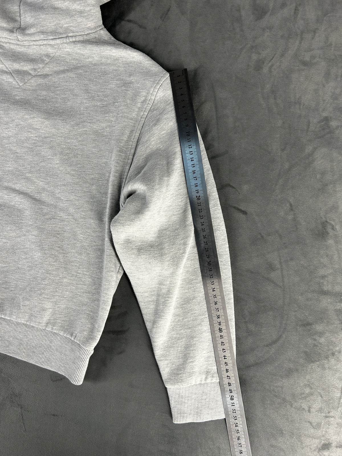 Felpa Tommy Jeans grigia con cappuccio vintage – Donna Taglia S
