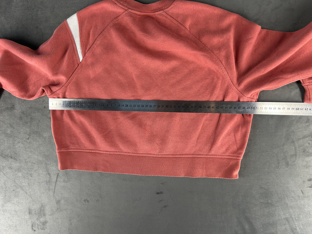 Felpa Nike corta rosa con maxi Swoosh vintage – Donna Taglia XS