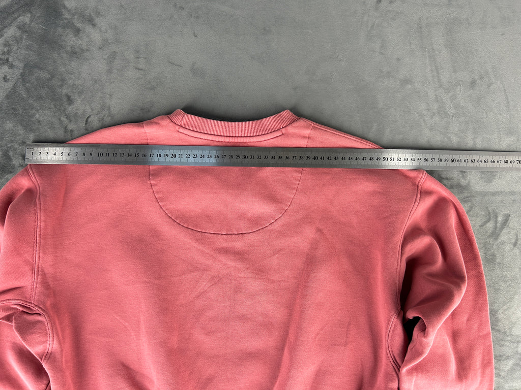 Felpa Adidas rosa con logo geometrico vintage – Donna Taglia L/XL