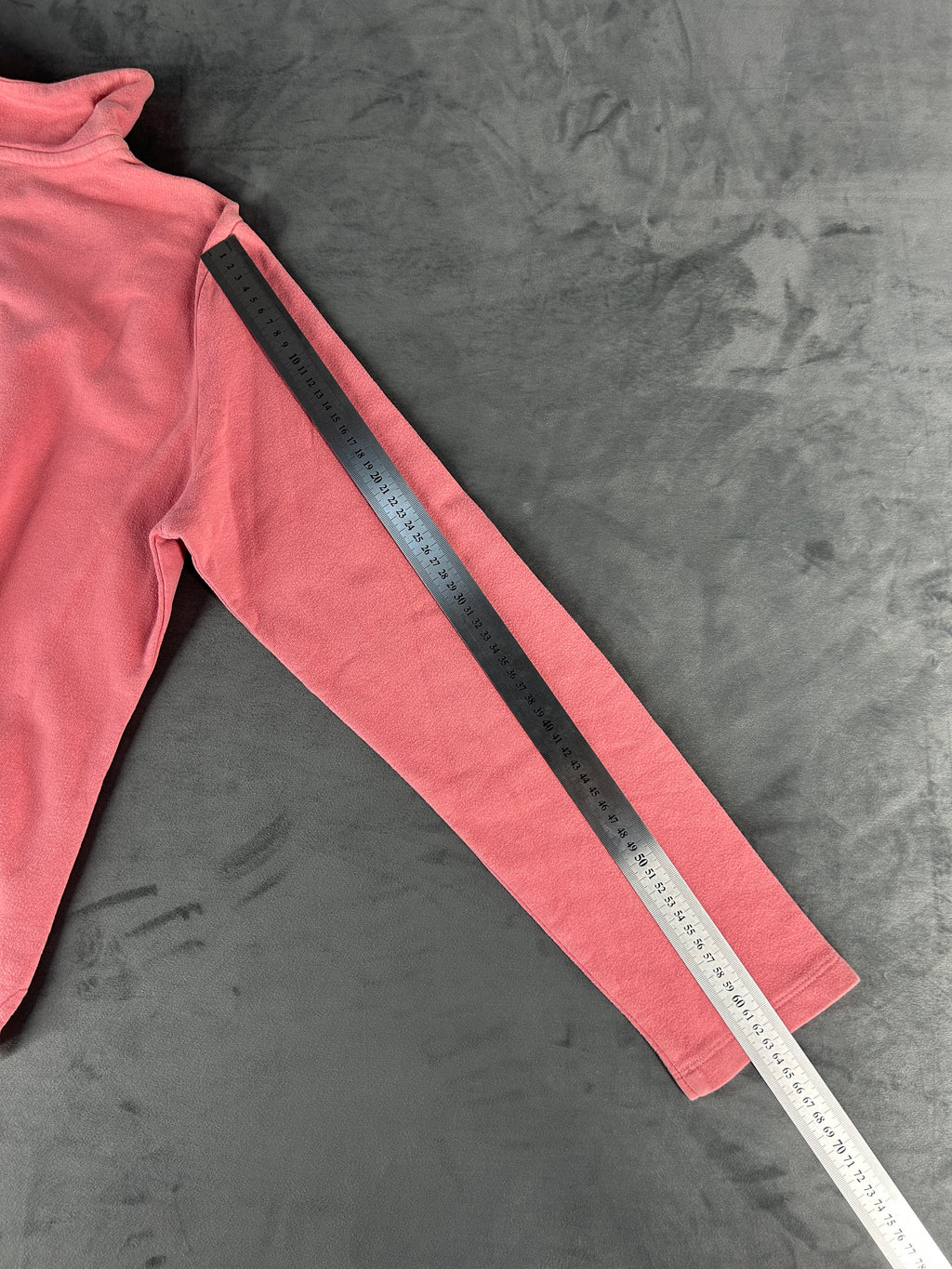 Felpa Nike rosa cipria con mezza zip vintage – Donna Taglia L