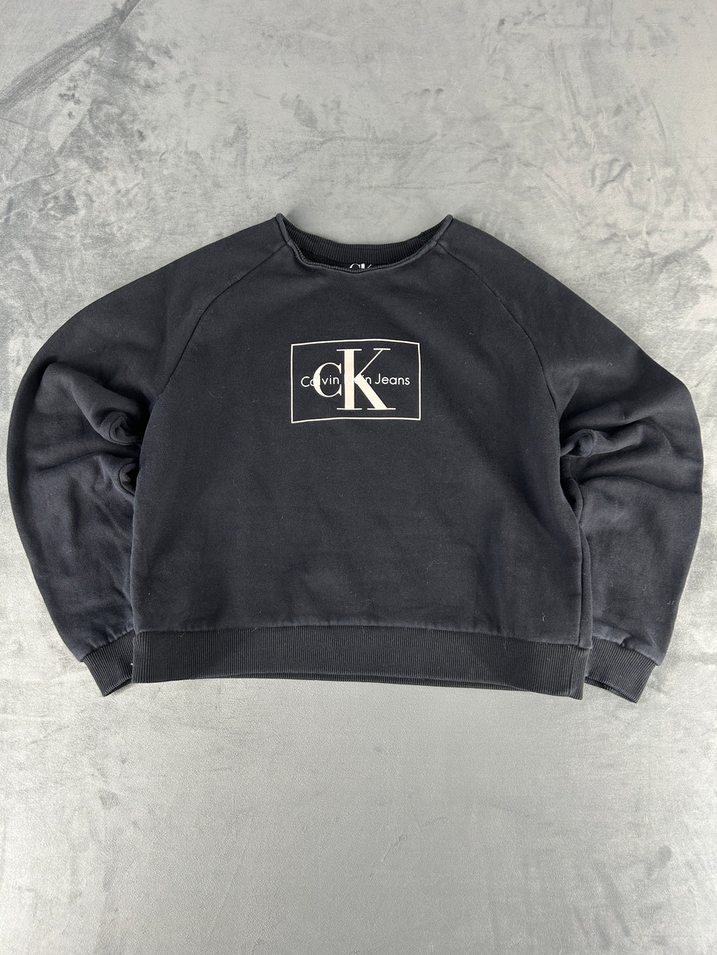 Felpa Calvin Klein Jeans nera con logo vintage – Donna Taglia M