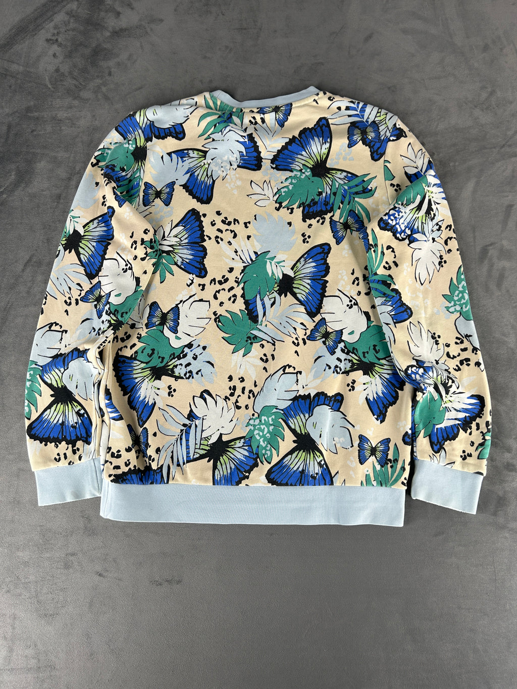 Felpa Adidas Originals con farfalle vintage – Donna Taglia 164 (13–14 anni)