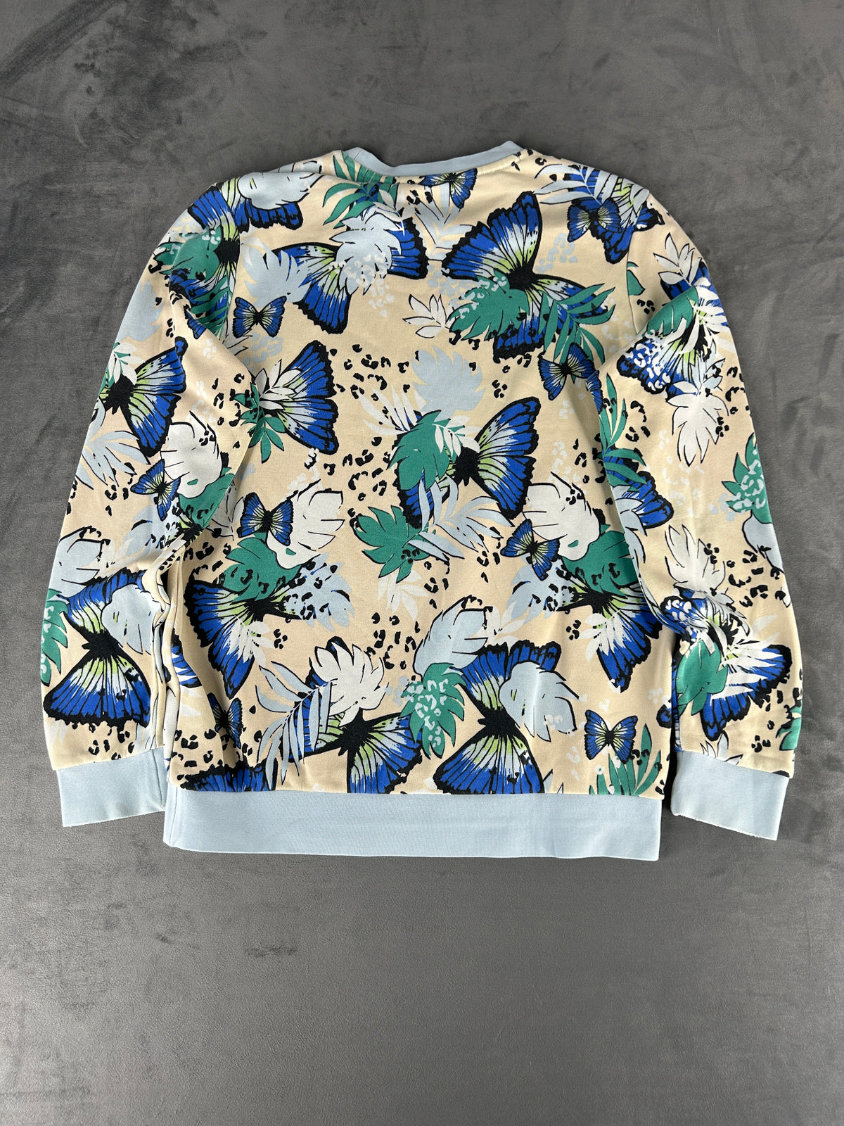 Felpa Adidas Originals con farfalle vintage – Donna Taglia 164 (13–14 anni)