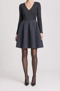 Abito Pinko nero con gonna svasata vintage – Donna Taglia IT 38
