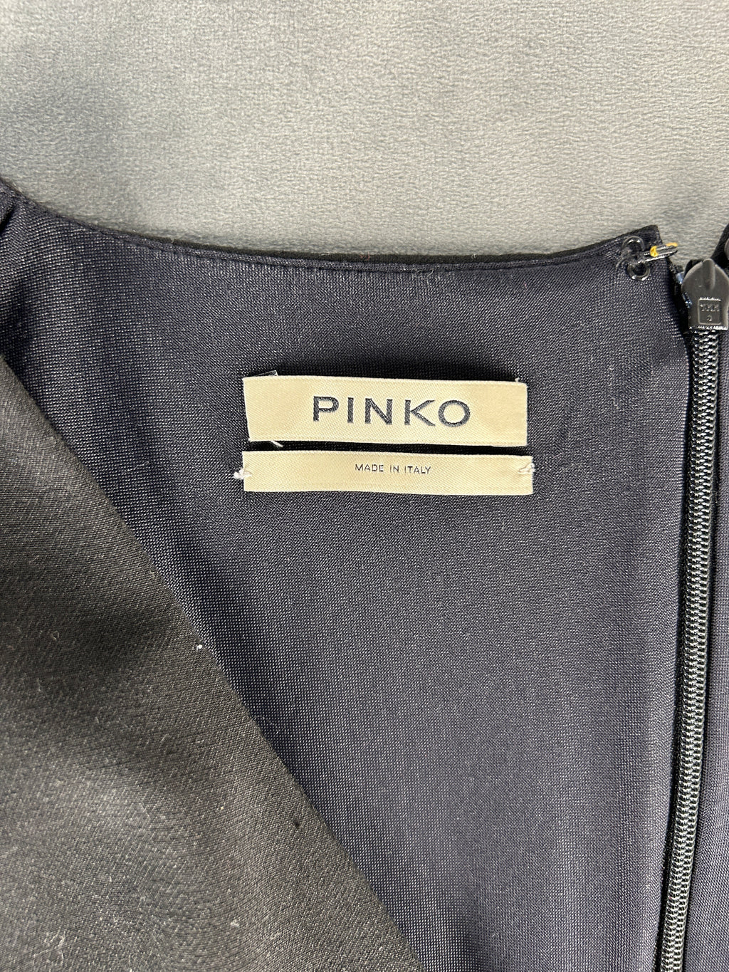 Abito Pinko nero con gonna svasata vintage – Donna Taglia IT 38