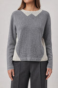 Maglia Pennyblack grigia e panna vintage – Donna Taglia S/M