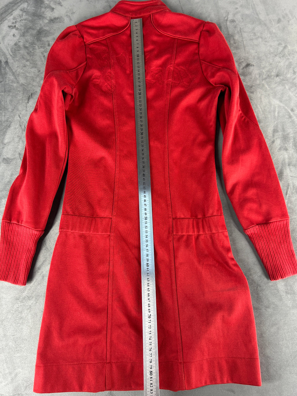 Abito Diesel rosso con zip vintage – Donna Taglia S