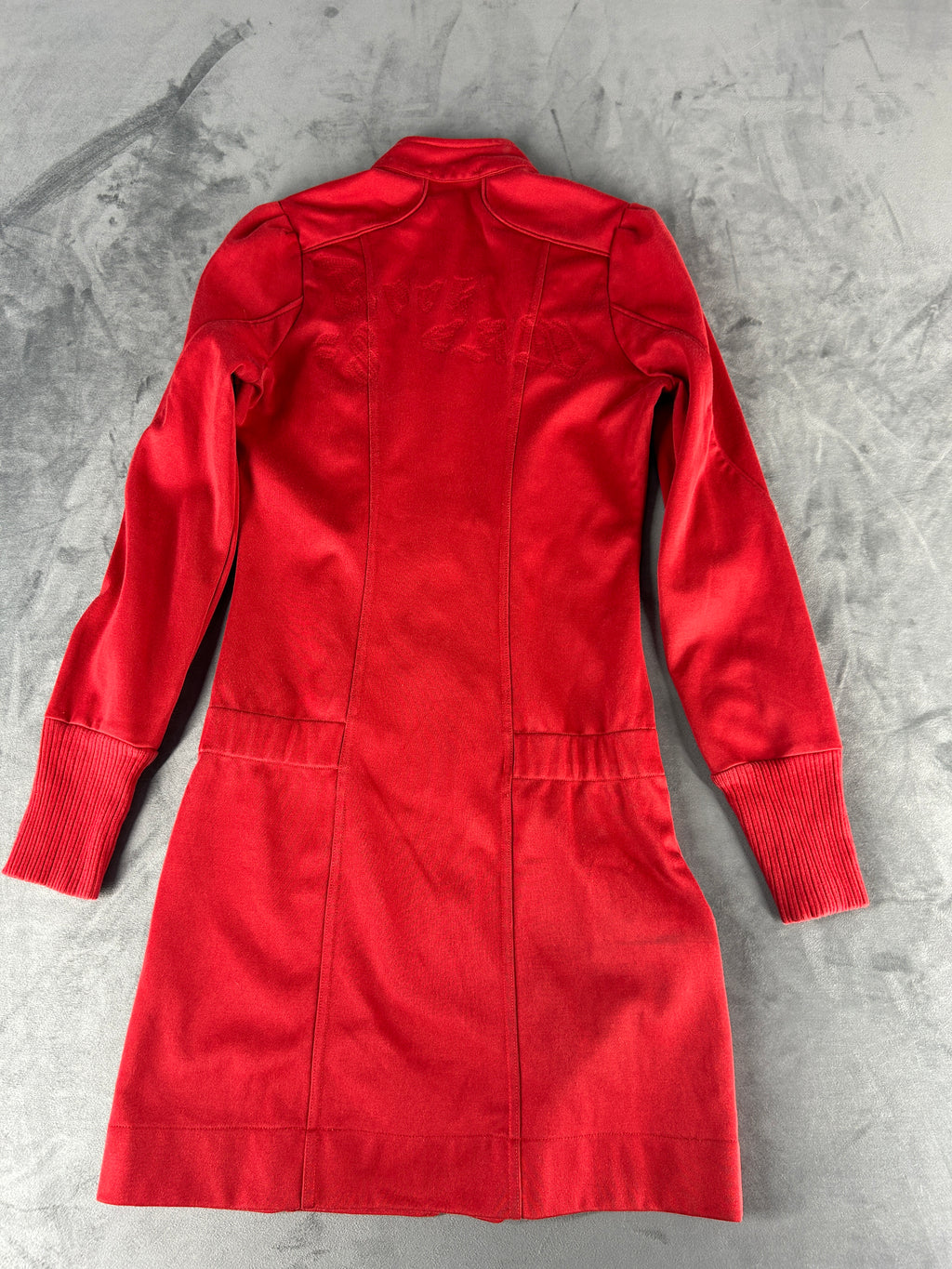 Abito Diesel rosso con zip vintage – Donna Taglia S