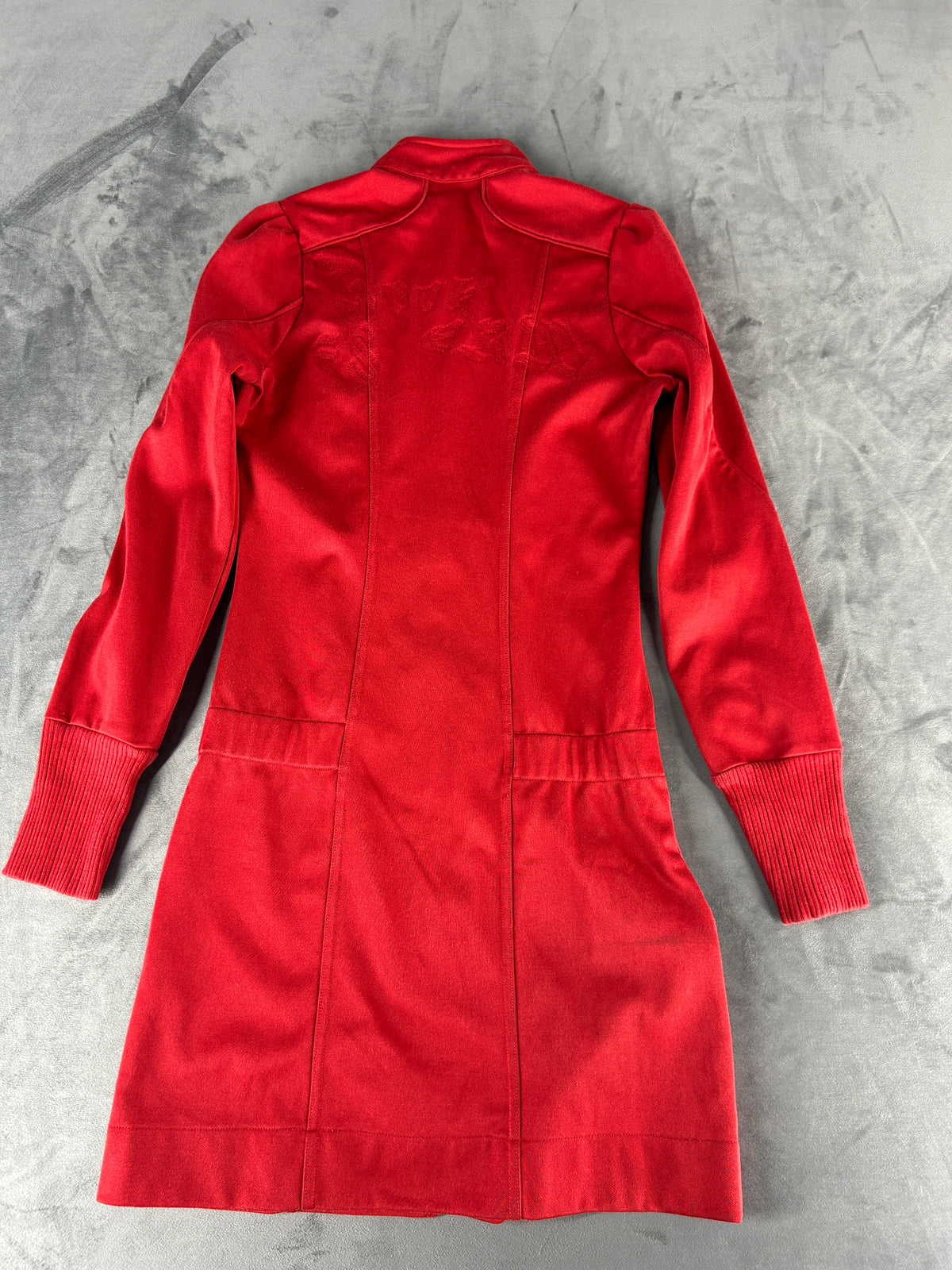 Abito Diesel rosso con zip vintage – Donna Taglia S