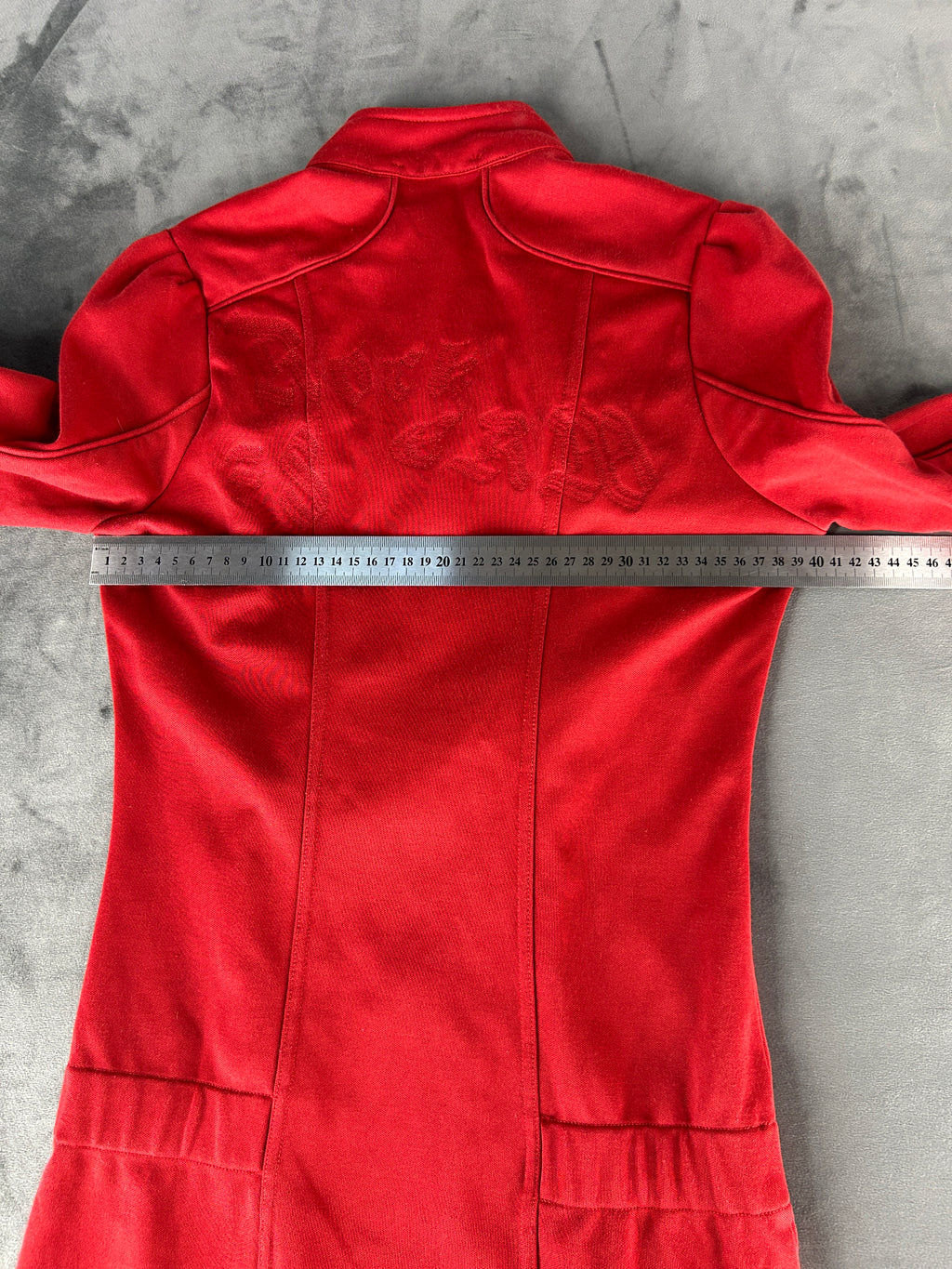 Abito Diesel rosso con zip vintage – Donna Taglia S