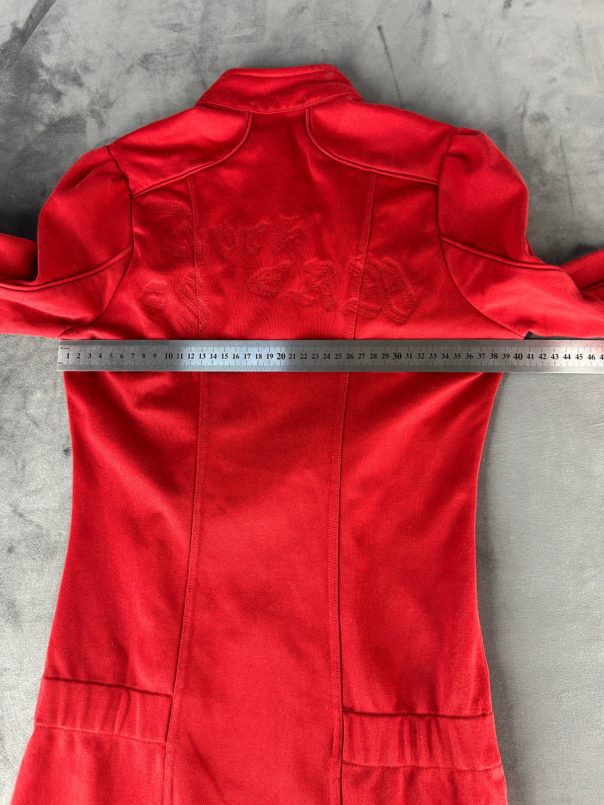 Abito Diesel rosso con zip vintage – Donna Taglia S