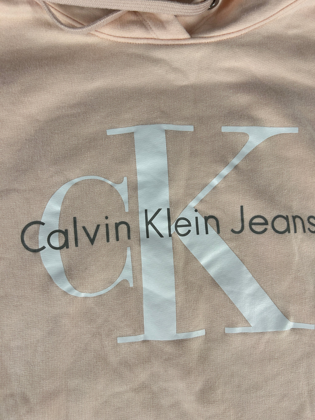 Felpa Calvin Klein Jeans pesca con cappuccio vintage – Donna Taglia S