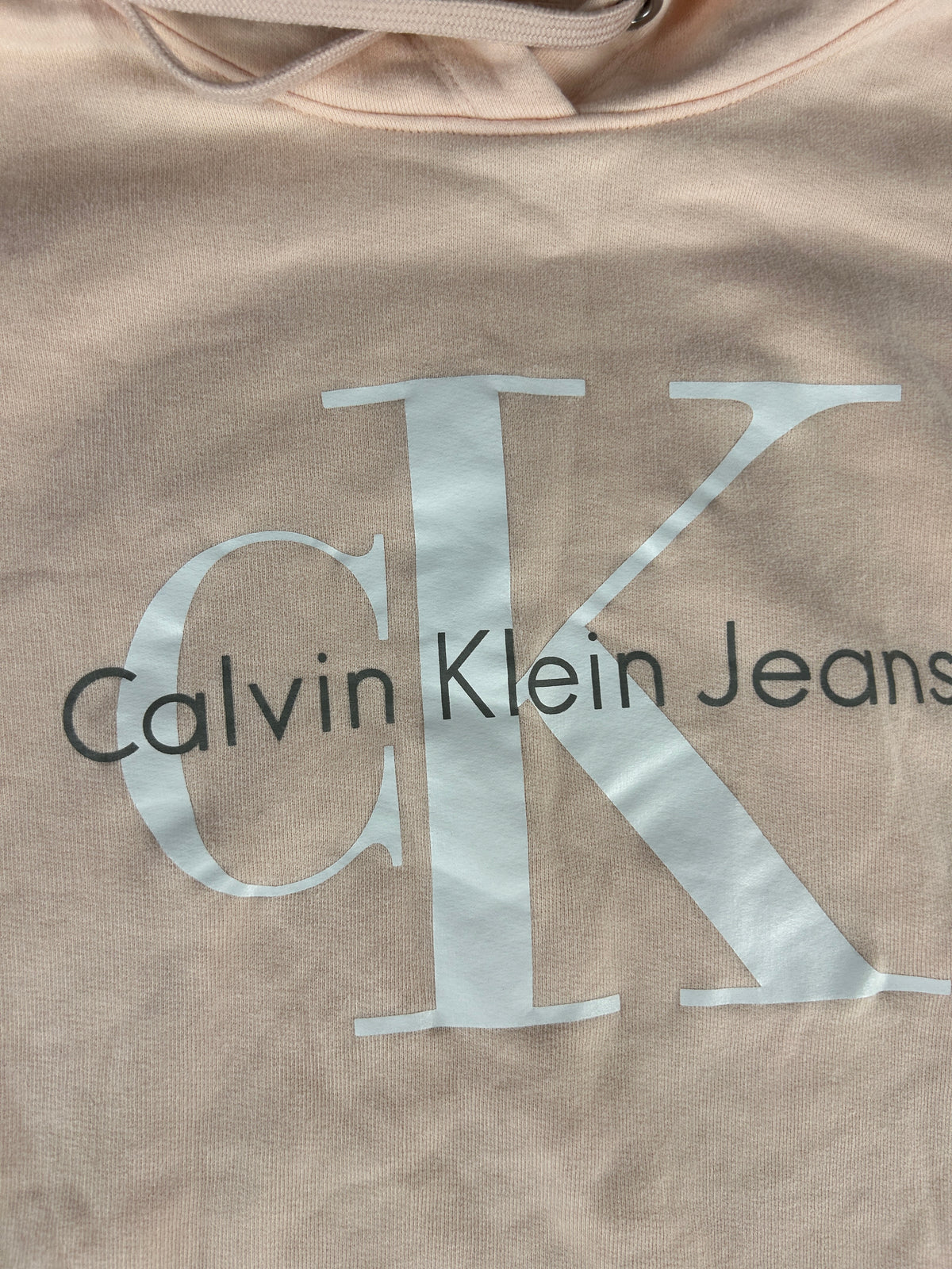 Felpa Calvin Klein Jeans pesca con cappuccio vintage – Donna Taglia S