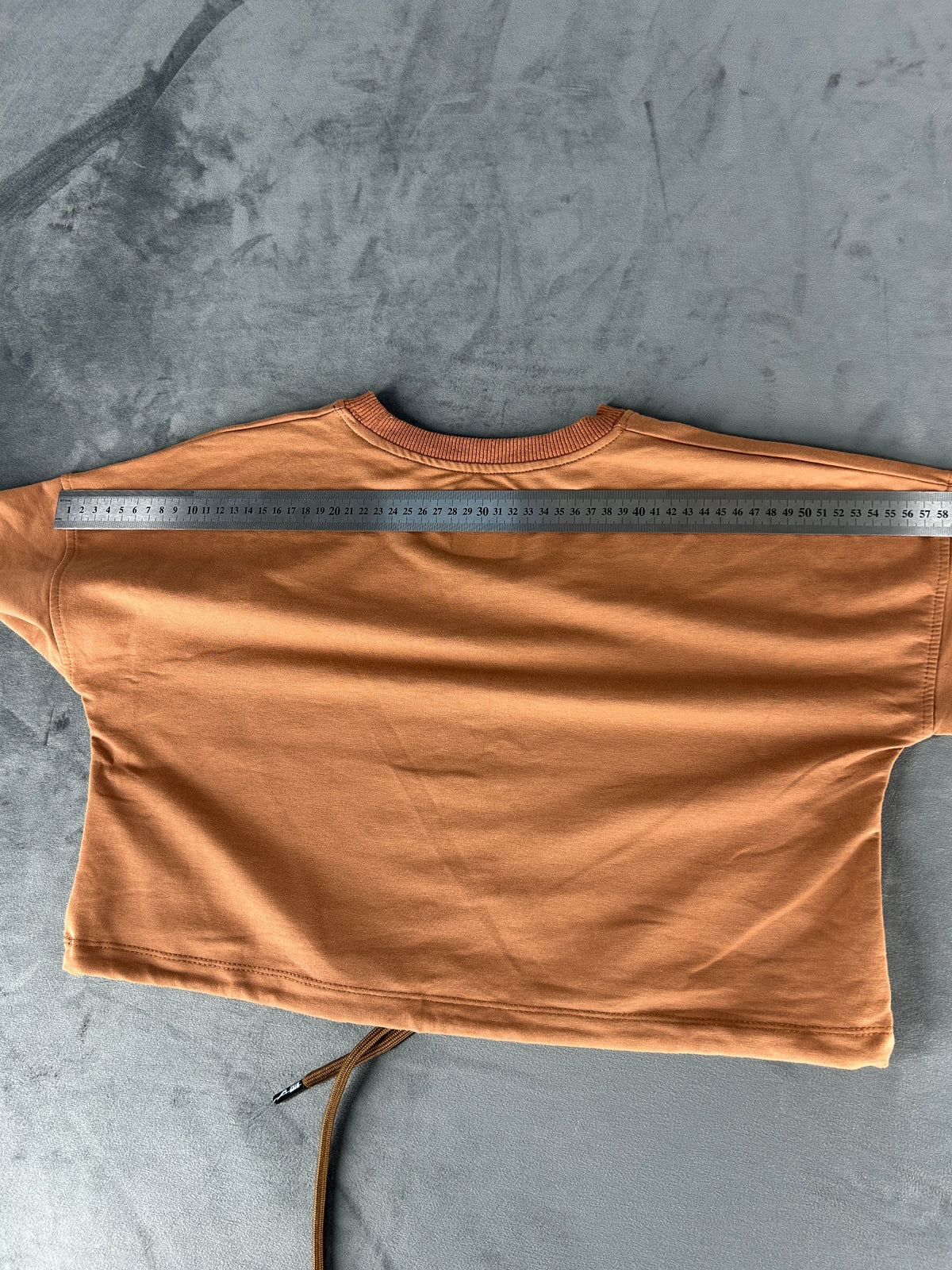 Felpa Nike corta color caramello vintage – Donna Taglia S