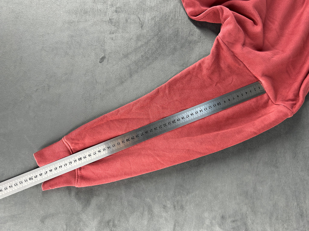 Felpa Nike rosa salmone con mezza zip vintage – Donna Taglia XS
