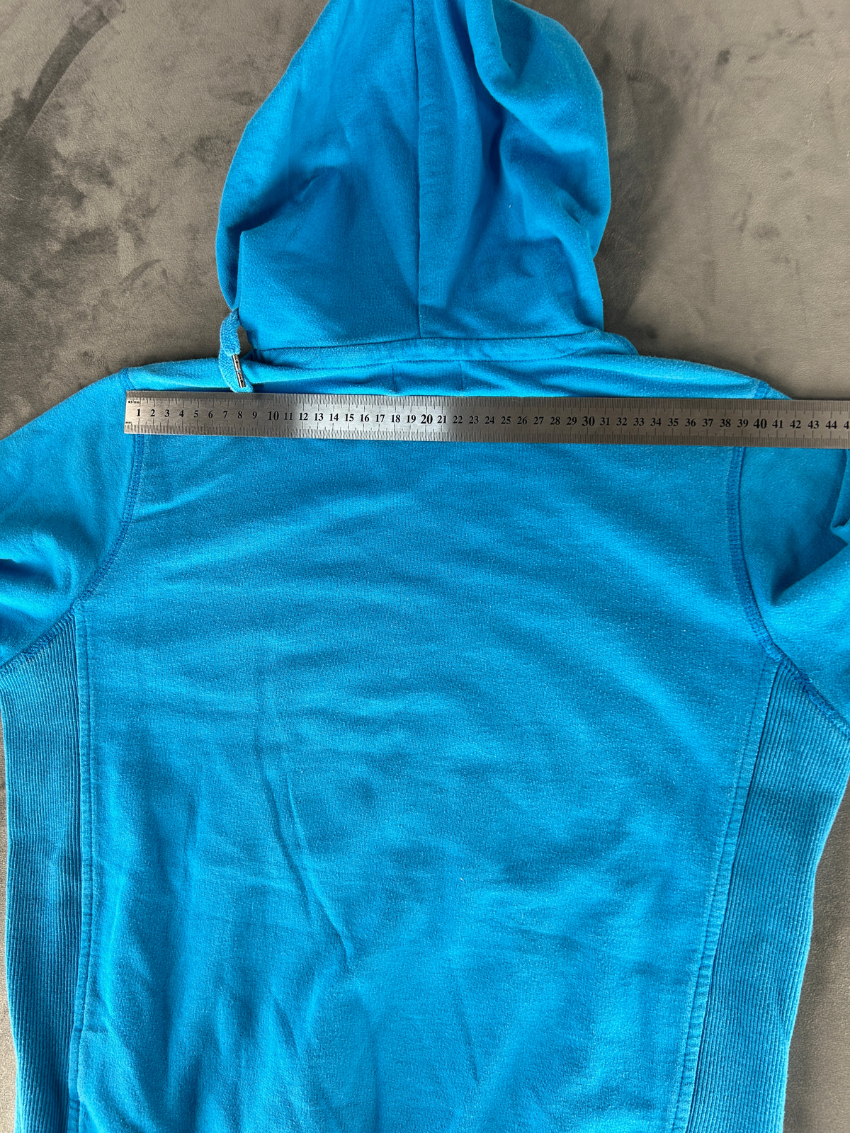 Felpa Converse blu con cappuccio vintage – Donna Taglia M